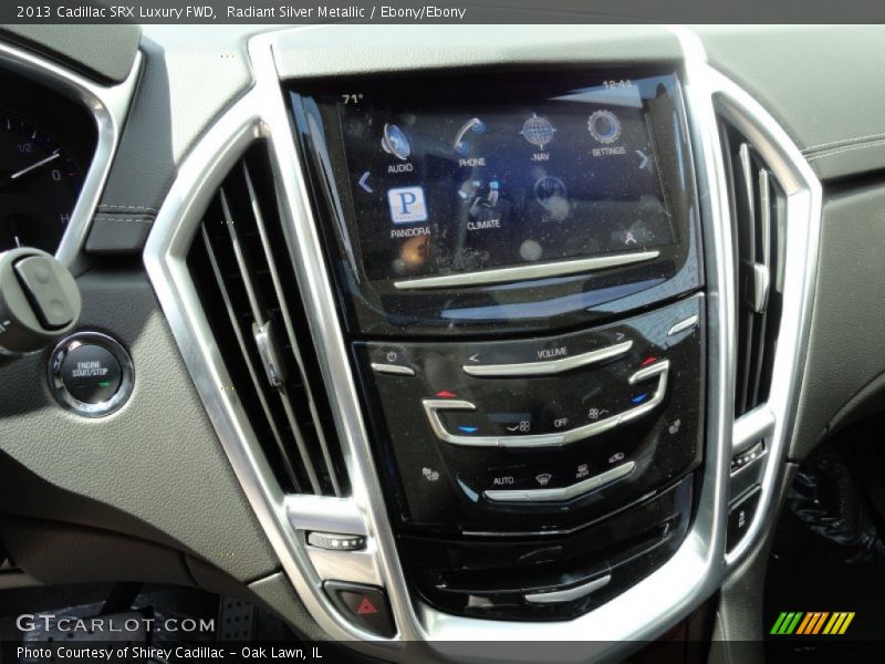 Controls of 2013 SRX Luxury FWD
