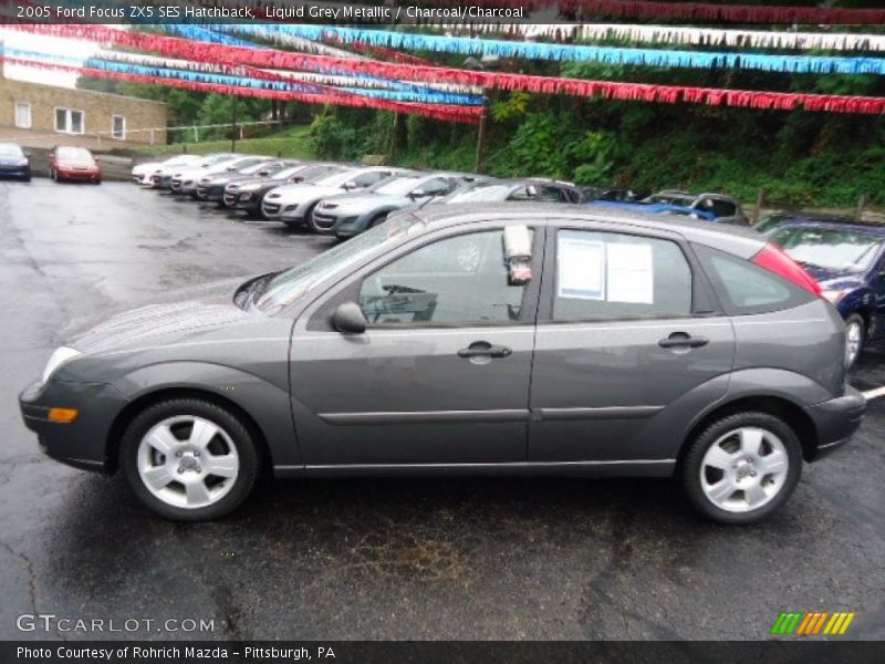 Liquid Grey Metallic / Charcoal/Charcoal 2005 Ford Focus ZX5 SES Hatchback