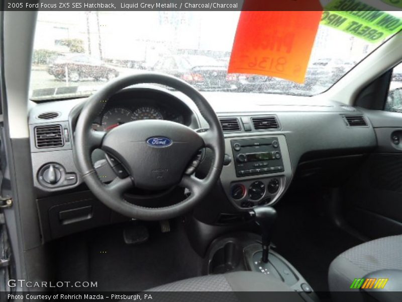 Liquid Grey Metallic / Charcoal/Charcoal 2005 Ford Focus ZX5 SES Hatchback
