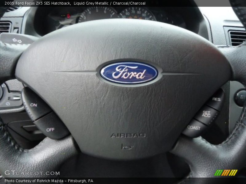 Liquid Grey Metallic / Charcoal/Charcoal 2005 Ford Focus ZX5 SES Hatchback