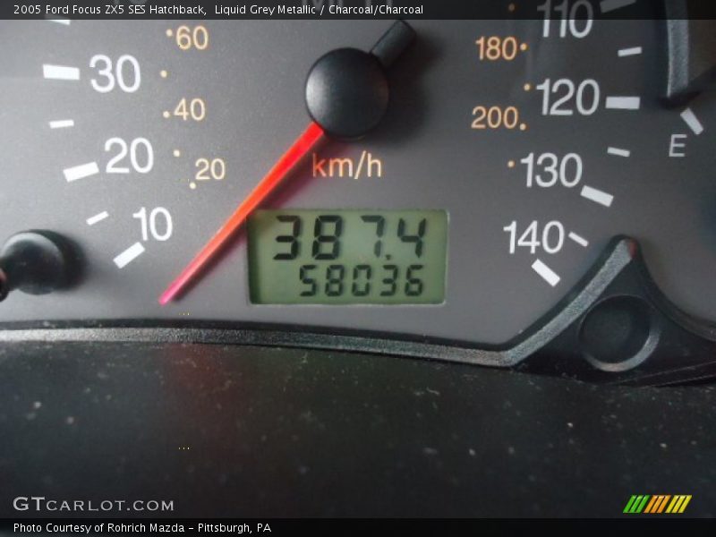 Liquid Grey Metallic / Charcoal/Charcoal 2005 Ford Focus ZX5 SES Hatchback