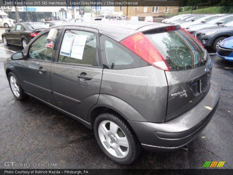 Liquid Grey Metallic / Charcoal/Charcoal 2005 Ford Focus ZX5 SES Hatchback