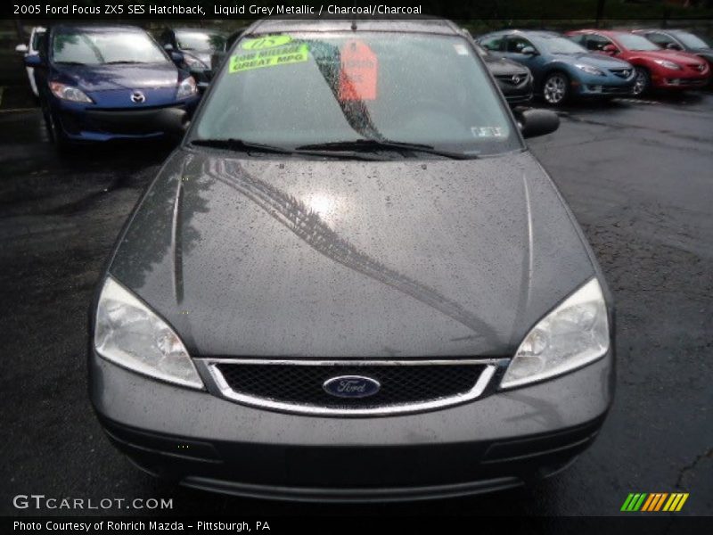 Liquid Grey Metallic / Charcoal/Charcoal 2005 Ford Focus ZX5 SES Hatchback