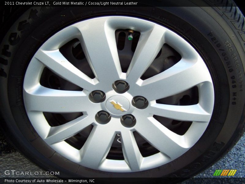 Gold Mist Metallic / Cocoa/Light Neutral Leather 2011 Chevrolet Cruze LT