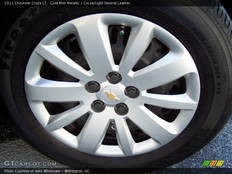 Gold Mist Metallic / Cocoa/Light Neutral Leather 2011 Chevrolet Cruze LT