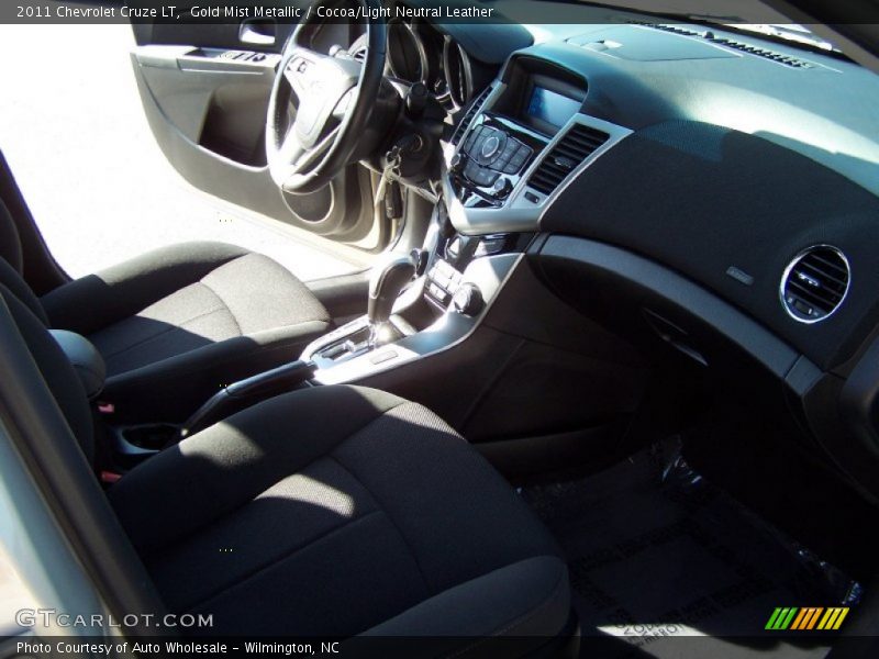 Gold Mist Metallic / Cocoa/Light Neutral Leather 2011 Chevrolet Cruze LT