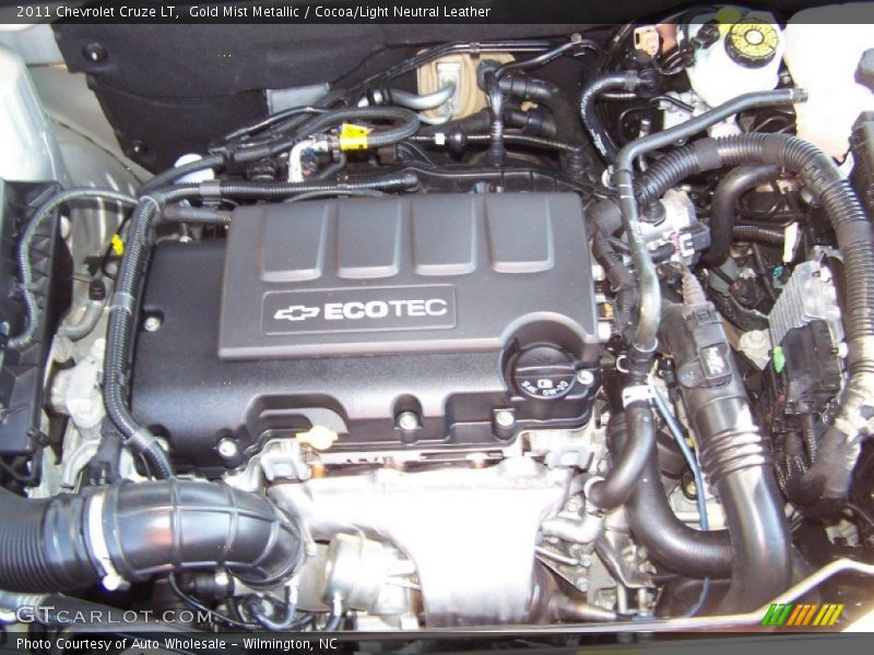 Gold Mist Metallic / Cocoa/Light Neutral Leather 2011 Chevrolet Cruze LT