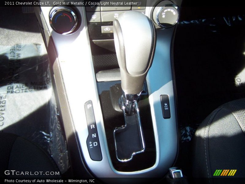 Gold Mist Metallic / Cocoa/Light Neutral Leather 2011 Chevrolet Cruze LT