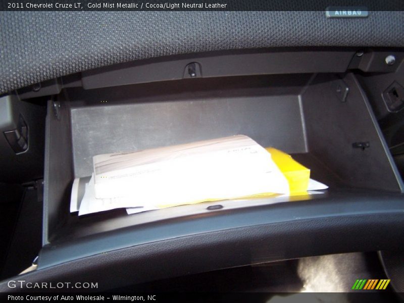 Gold Mist Metallic / Cocoa/Light Neutral Leather 2011 Chevrolet Cruze LT