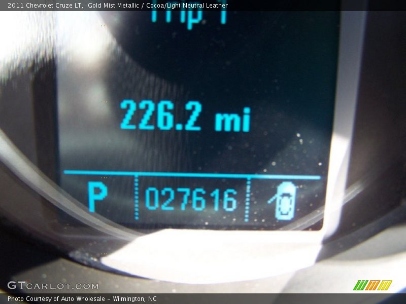 Gold Mist Metallic / Cocoa/Light Neutral Leather 2011 Chevrolet Cruze LT