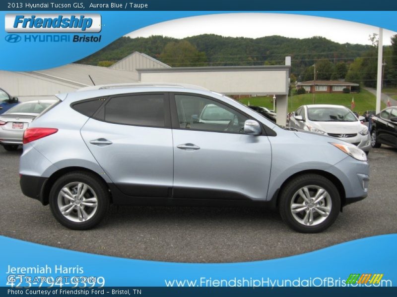 Aurora Blue / Taupe 2013 Hyundai Tucson GLS