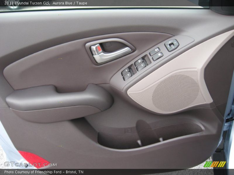 Aurora Blue / Taupe 2013 Hyundai Tucson GLS
