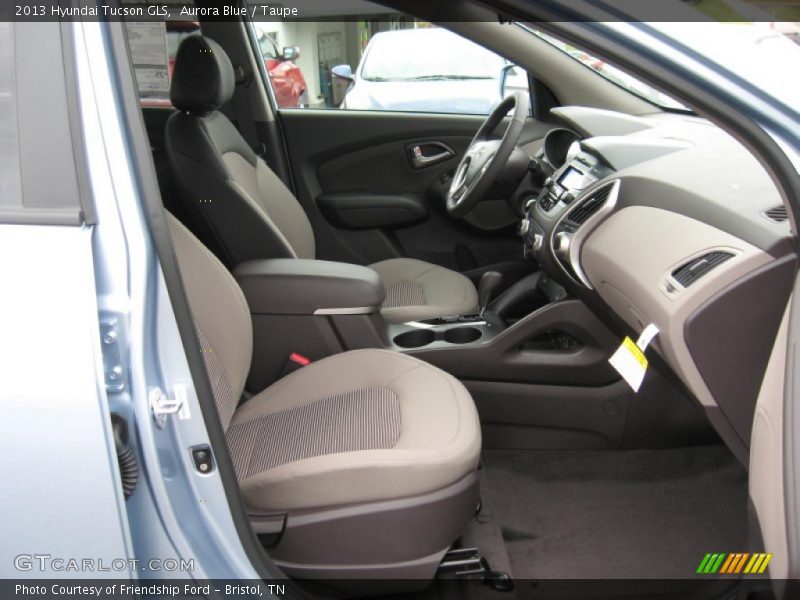Aurora Blue / Taupe 2013 Hyundai Tucson GLS