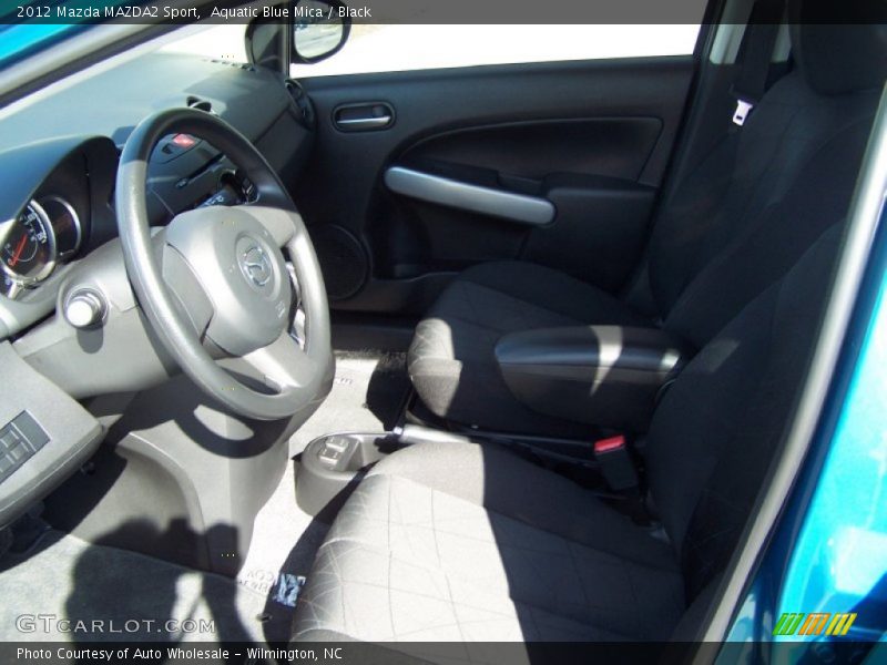 Aquatic Blue Mica / Black 2012 Mazda MAZDA2 Sport