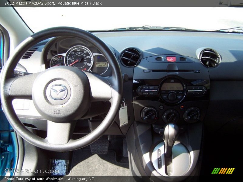 Aquatic Blue Mica / Black 2012 Mazda MAZDA2 Sport
