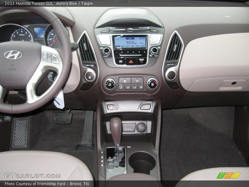 Aurora Blue / Taupe 2013 Hyundai Tucson GLS