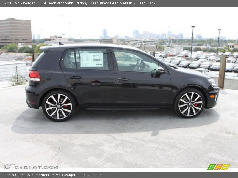 Deep Black Pearl Metallic / Titan Black 2013 Volkswagen GTI 4 Door Autobahn Edition