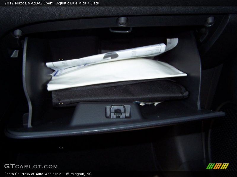 Aquatic Blue Mica / Black 2012 Mazda MAZDA2 Sport