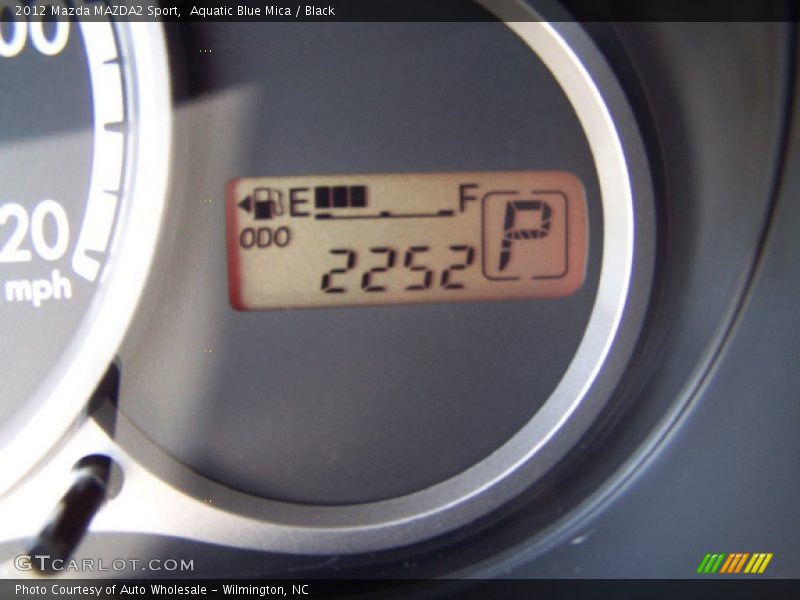 Aquatic Blue Mica / Black 2012 Mazda MAZDA2 Sport