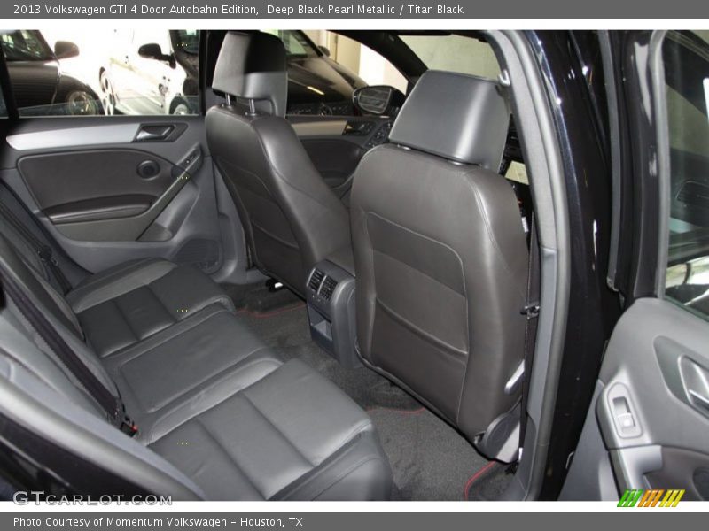 Deep Black Pearl Metallic / Titan Black 2013 Volkswagen GTI 4 Door Autobahn Edition