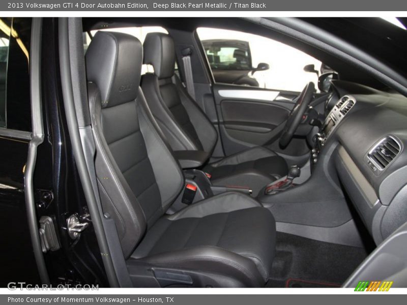 Deep Black Pearl Metallic / Titan Black 2013 Volkswagen GTI 4 Door Autobahn Edition