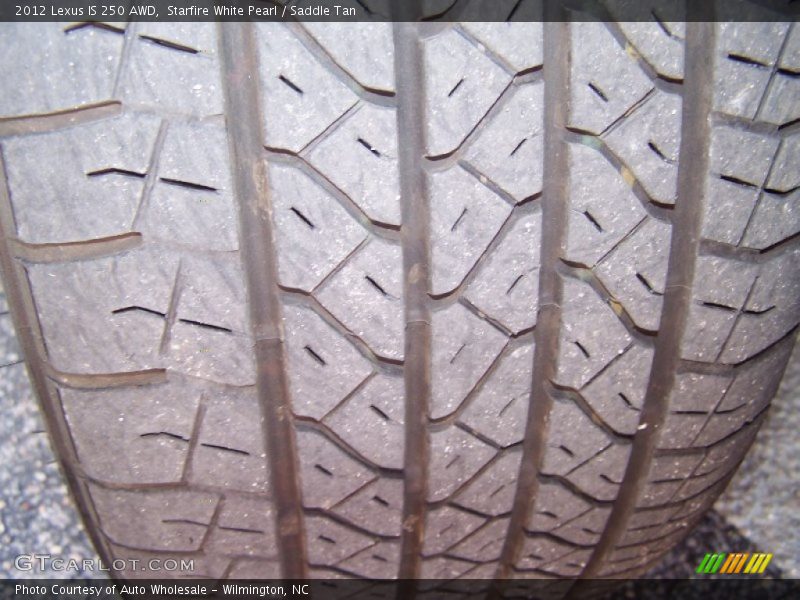 Starfire White Pearl / Saddle Tan 2012 Lexus IS 250 AWD