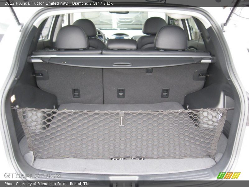 Diamond Silver / Black 2013 Hyundai Tucson Limited AWD