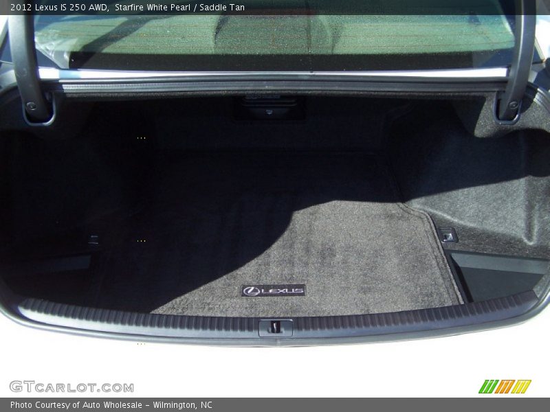 Starfire White Pearl / Saddle Tan 2012 Lexus IS 250 AWD