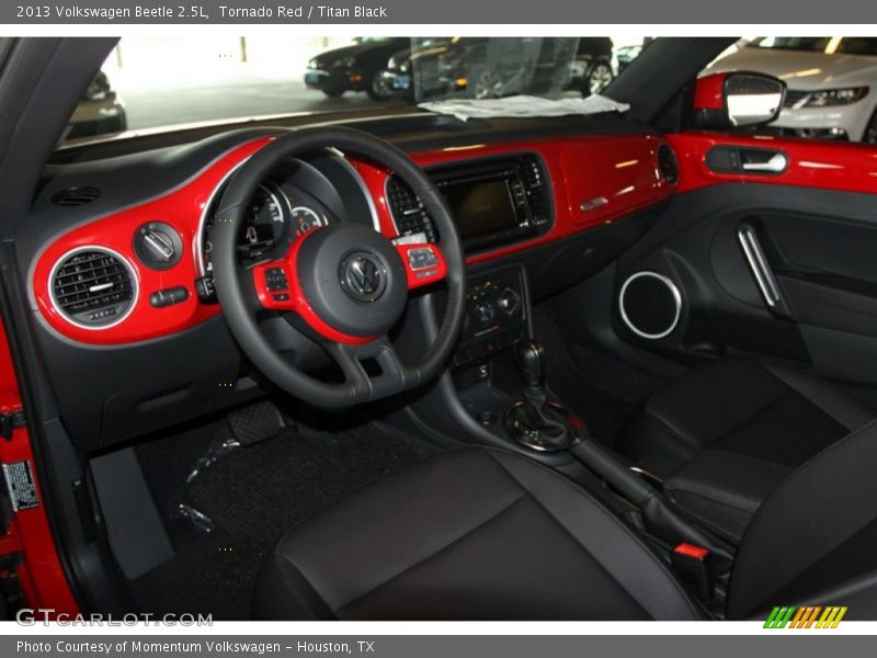 Tornado Red / Titan Black 2013 Volkswagen Beetle 2.5L