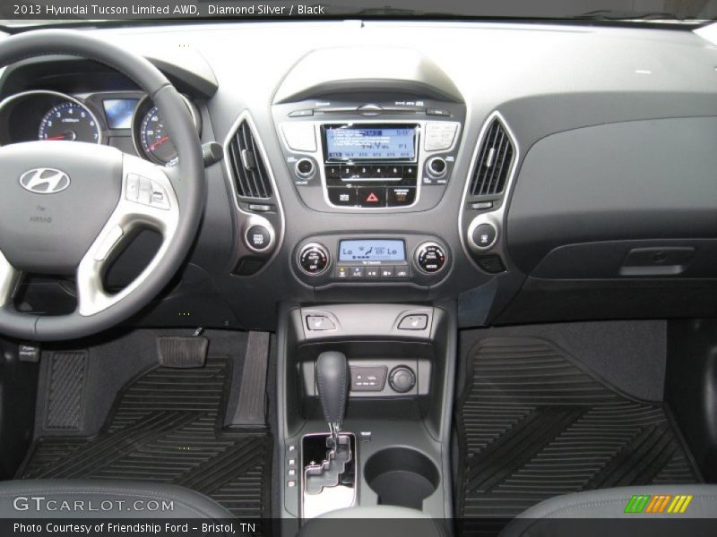 Diamond Silver / Black 2013 Hyundai Tucson Limited AWD