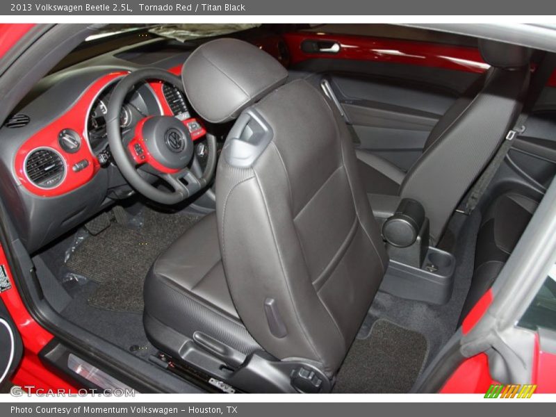 Tornado Red / Titan Black 2013 Volkswagen Beetle 2.5L