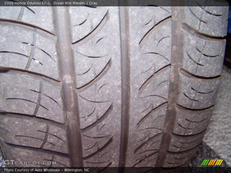 Ocean Mist Metallic / Gray 2009 Honda Odyssey EX-L