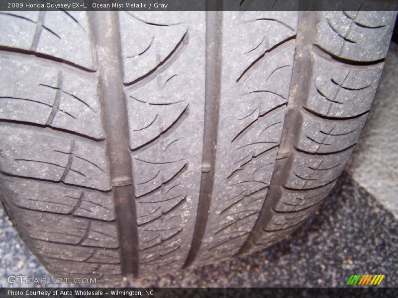 Ocean Mist Metallic / Gray 2009 Honda Odyssey EX-L