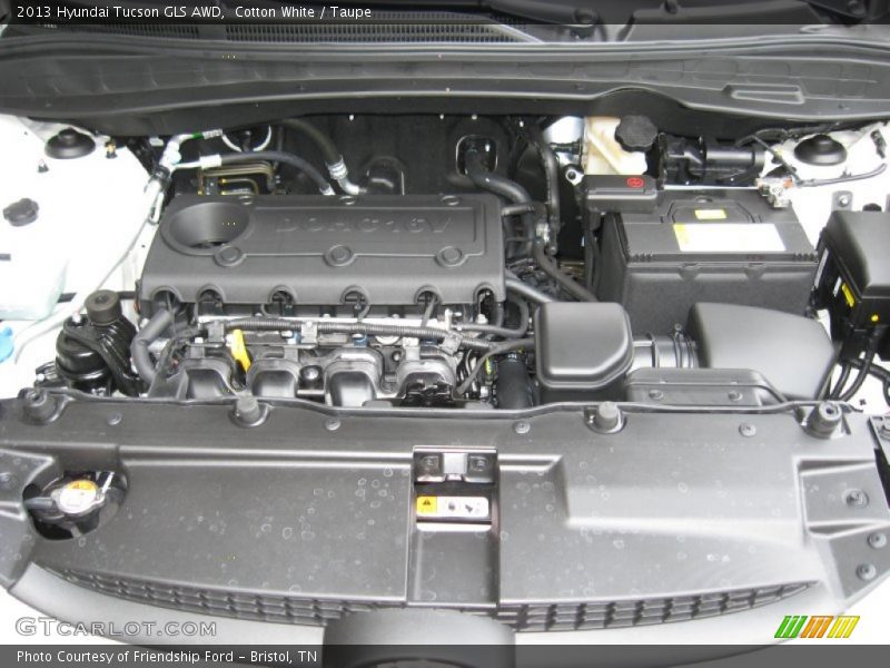 Cotton White / Taupe 2013 Hyundai Tucson GLS AWD
