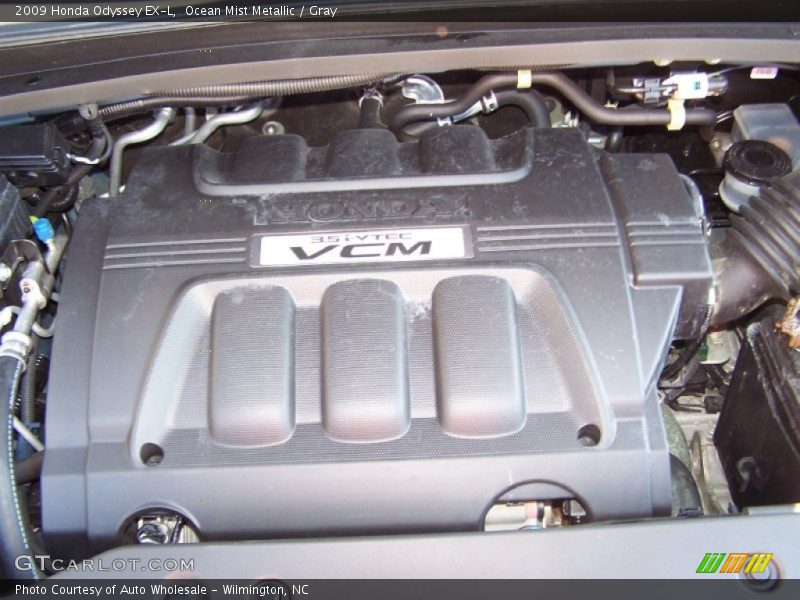 Ocean Mist Metallic / Gray 2009 Honda Odyssey EX-L