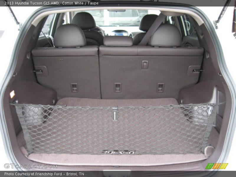 Cotton White / Taupe 2013 Hyundai Tucson GLS AWD