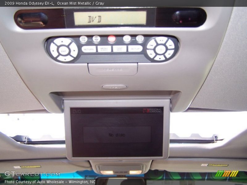 Ocean Mist Metallic / Gray 2009 Honda Odyssey EX-L