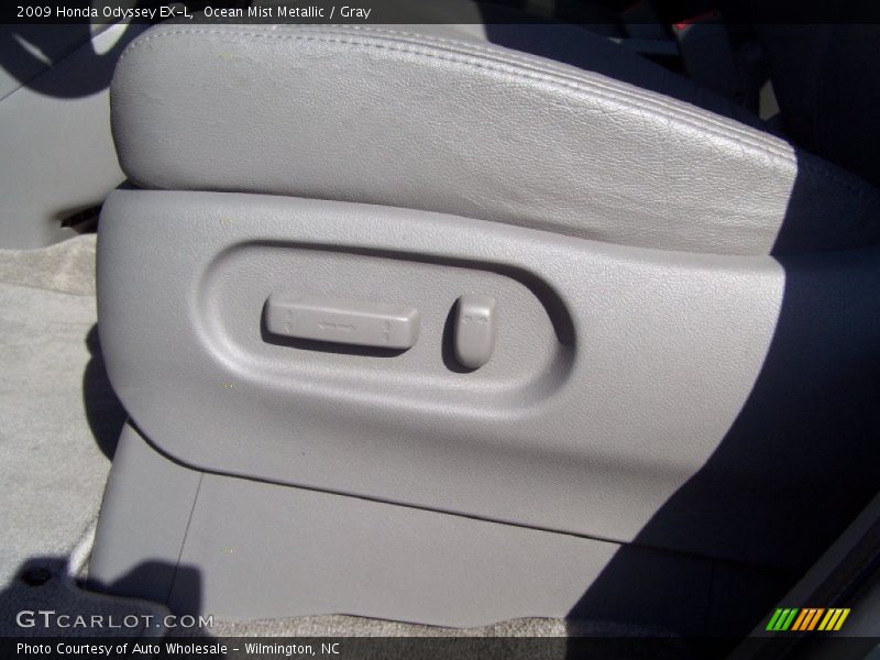 Ocean Mist Metallic / Gray 2009 Honda Odyssey EX-L