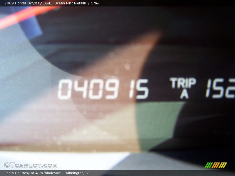 Ocean Mist Metallic / Gray 2009 Honda Odyssey EX-L