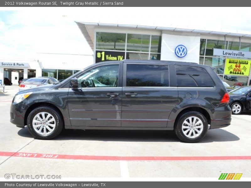 Twilight Gray Metallic / Sierra Sand 2012 Volkswagen Routan SE