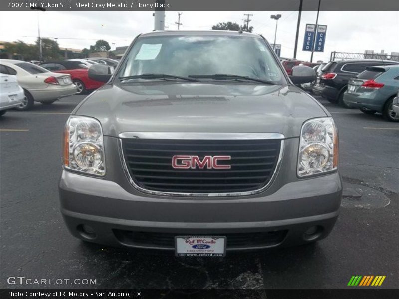 Steel Gray Metallic / Ebony Black 2007 GMC Yukon SLE
