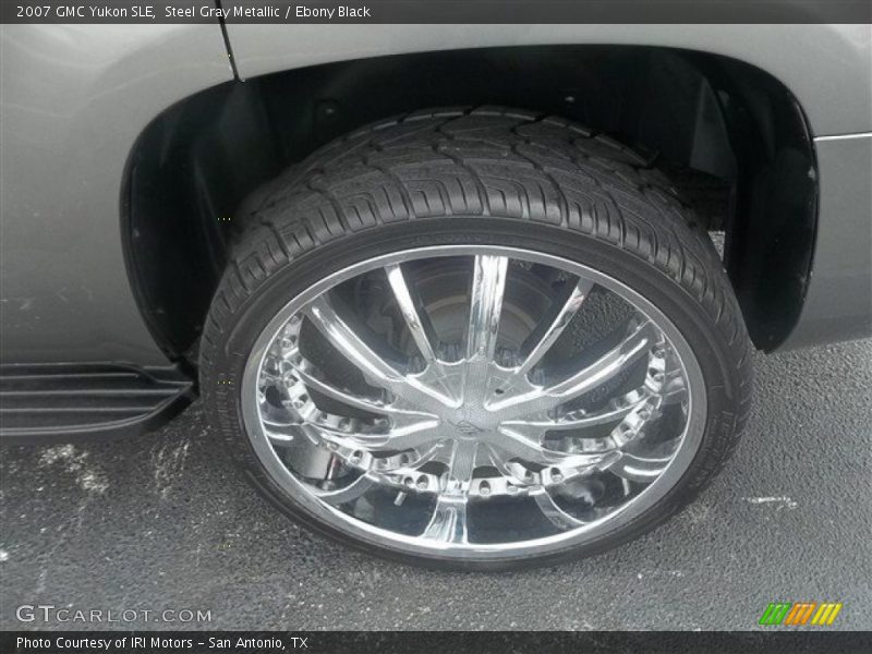 Steel Gray Metallic / Ebony Black 2007 GMC Yukon SLE