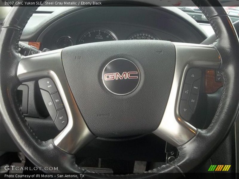 Steel Gray Metallic / Ebony Black 2007 GMC Yukon SLE