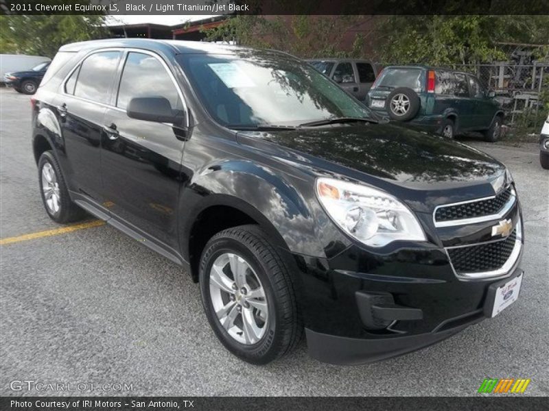 Black / Light Titanium/Jet Black 2011 Chevrolet Equinox LS