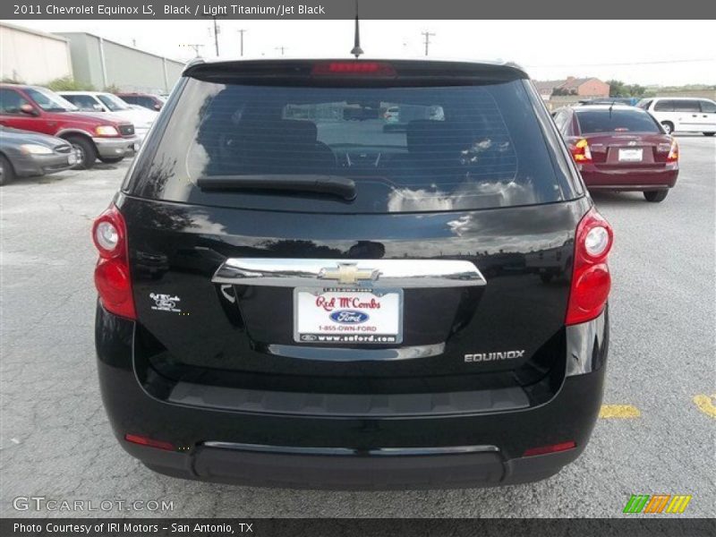 Black / Light Titanium/Jet Black 2011 Chevrolet Equinox LS