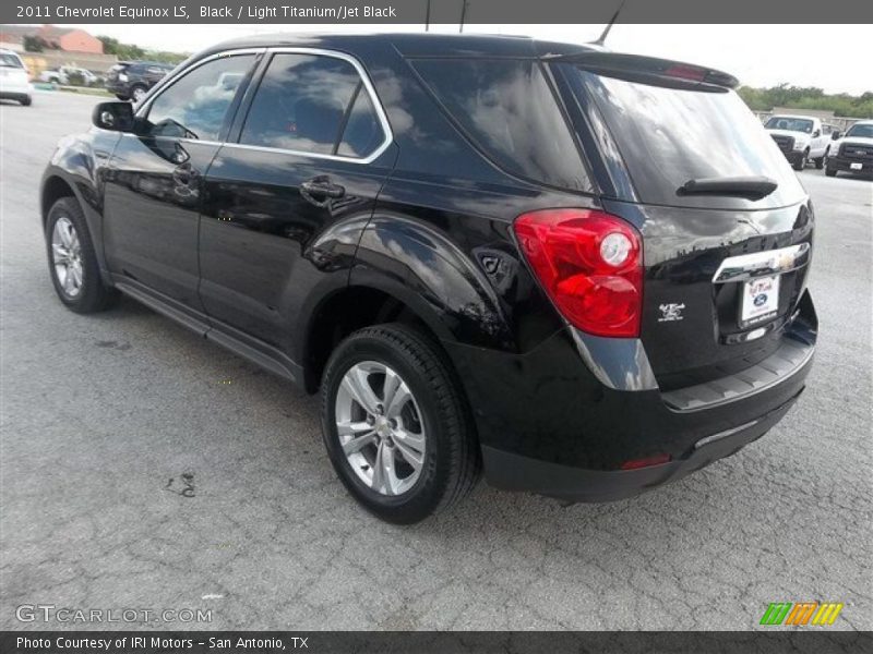Black / Light Titanium/Jet Black 2011 Chevrolet Equinox LS