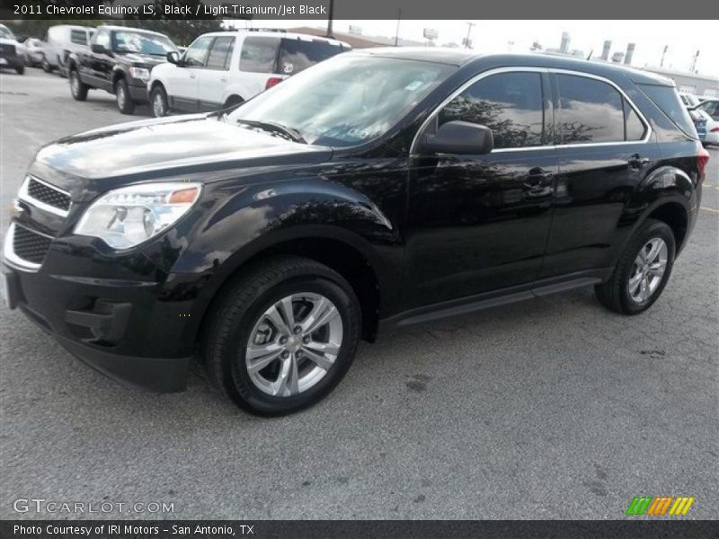 Black / Light Titanium/Jet Black 2011 Chevrolet Equinox LS