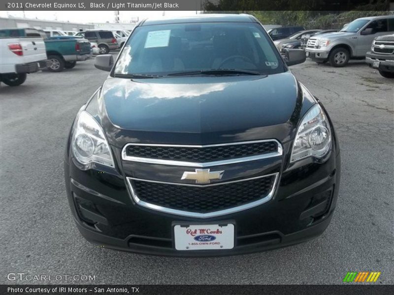 Black / Light Titanium/Jet Black 2011 Chevrolet Equinox LS