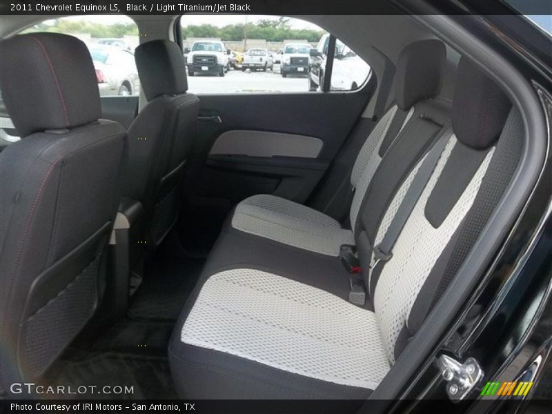 Rear Seat of 2011 Equinox LS