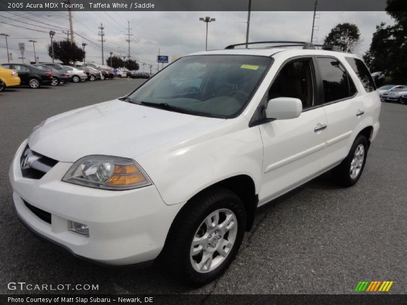 Taffeta White / Saddle 2005 Acura MDX Touring